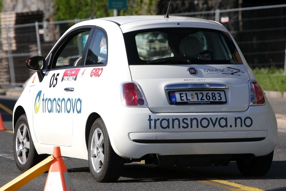 Den elektriske Fiaten er konvertert av italienske Micro-Vett og leases ut i Norge av Moving City i Bodø.