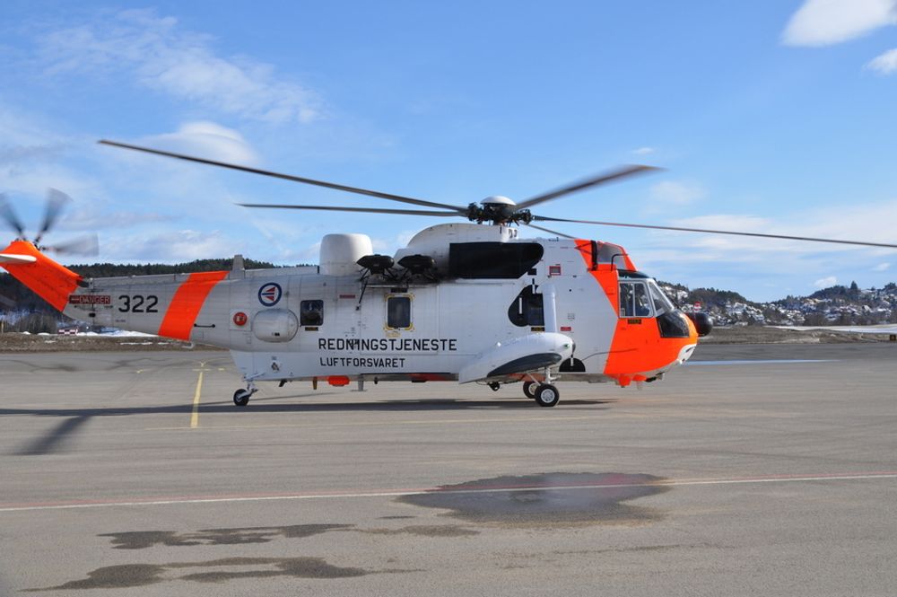 GAMMELT: Sea King redningshelikopter er over 40 gammelt, og trenger som alt annet teknisk utstyr utdannet personell til vedlikehold og reparasjoner, hvilket også Luftforsvaret strever for å rekruttere.