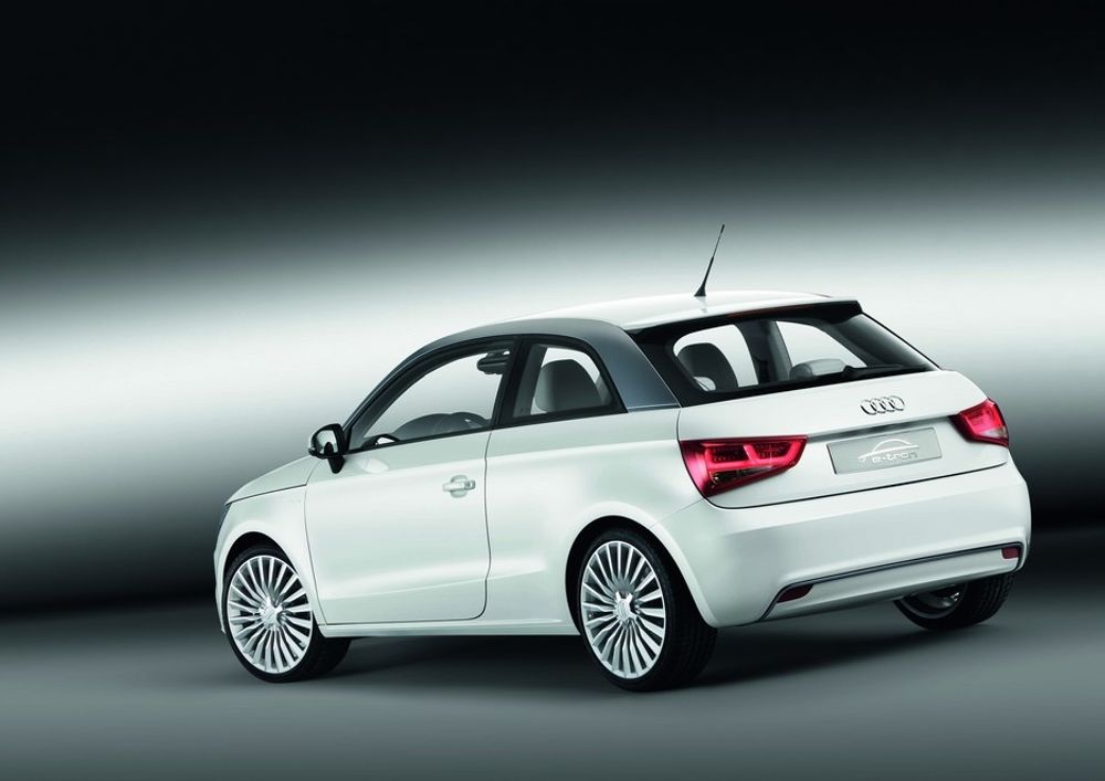 Audi A1 e-tron er en fireseters ladbar hybrid.