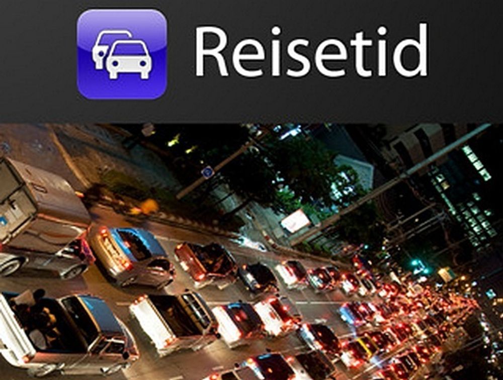 FØRST: Den første smarttelefon-appen for sanntidsinformasjon om trafikksituasjonen er laget av selskapet som har levert de grunnleggende dataløsningene til Statens vegvesen.