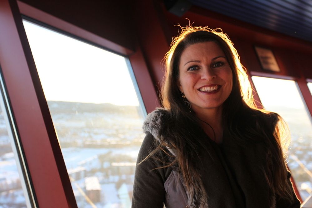 Hanne Kari Fossum, programleder i Schrødingers katt på NRK, mener isfjell som vannkilde er mer spennende enn at de smelter.