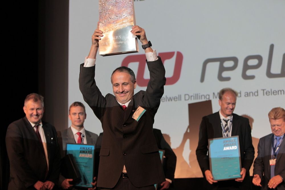 GLADE VINNERE: Reelwell stakk av med den gjeve ONS Innovation Award.