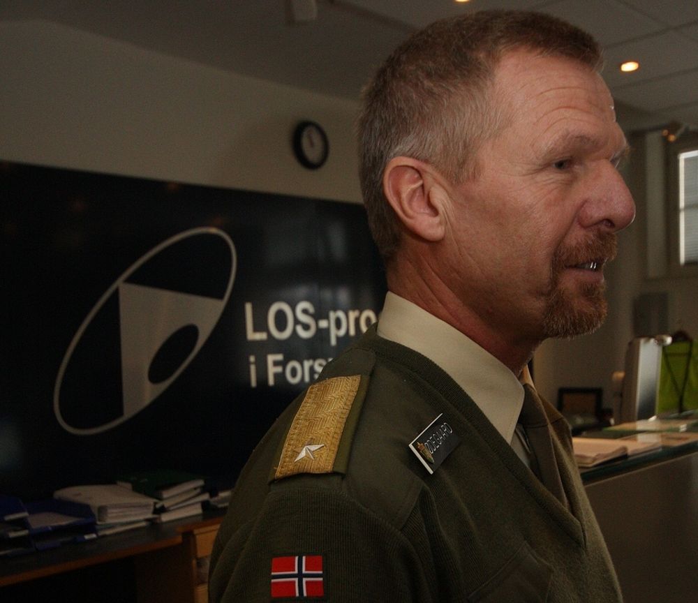 KAMP: Tre leverandører skal kjempe om storkontrakten i LOS-programmet, ledet av brigader Jan Chr. Ødegaard.