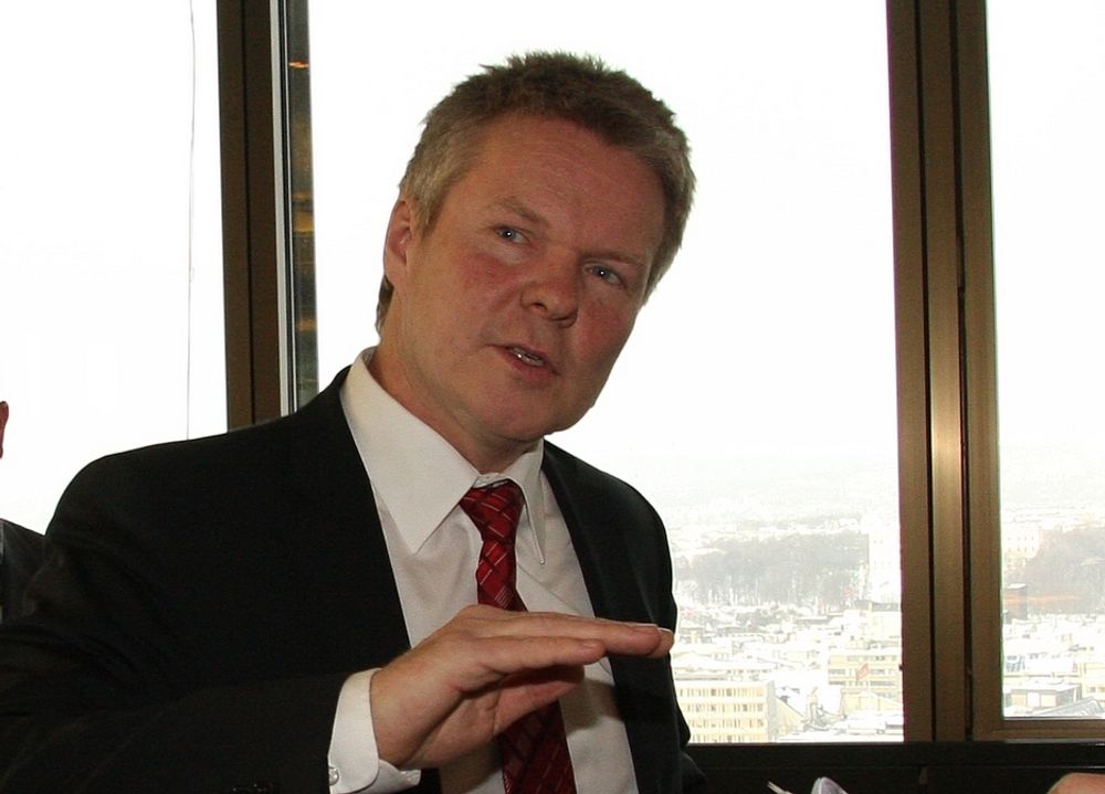 SVAKT: Administrerende direktør Terje Mjøs regner med en svak bedring i markedet i 2010, mens en real opptur kommer tidligst neste år.