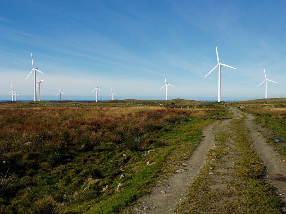 228 GWh: Høg-Jæren vindpark skal lebvere nok strøm til å kunne dekke behovet til 13 000 husstander. prosjketet er omstridt.