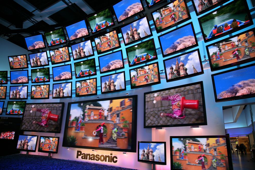 IFA: Panasonic har overtatt æren av å ha messas største TV-vegg. Tidligere har det vært Samsung, men altså ikke i år.
