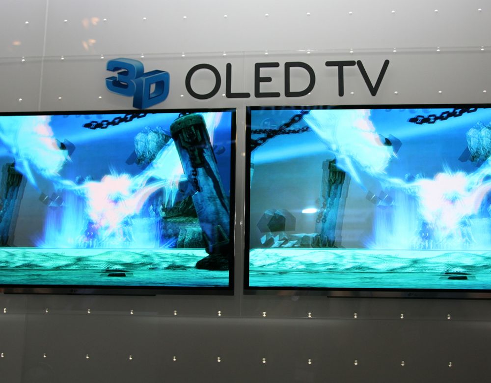 IFA. LGs nye OLED-TV tar mindre plass enn et bilde på veggen.