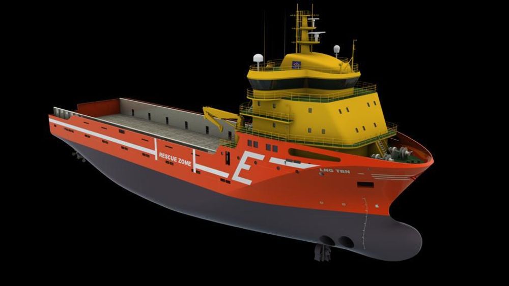 MER GASS: Kleven Maritime skal levere to LNG-dreve PSV-er til Eidesvik. Skipene bygges med Wätsilä VS 489 design. Skipene blir 89 meter lange, 21 meter brede og skal ha dual fuel-motorer.