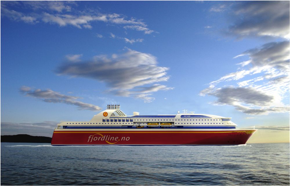 LUKSUS: De to nye Fjord Line fergene får 306 lugarer, hvorav flere suiter. Det første skipet leveres høsten 2012.