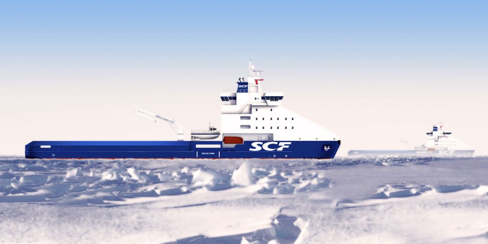 POLIS: De to offshorefartøyene med isbryteregenskaper skal settes inn som PSV for Exxon Neftegas' plattform på Sakhalin-1 Arkutun-Dagi gass-felt.