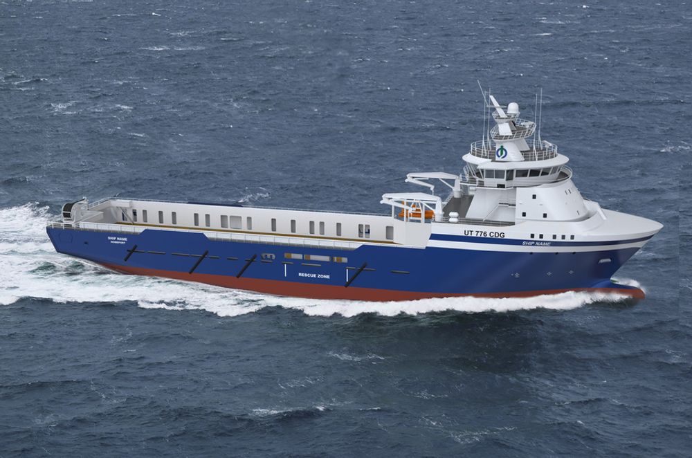 MILJØ: De to nye plattform forsyningsskipene til Island Offshore skal gå på LNG.