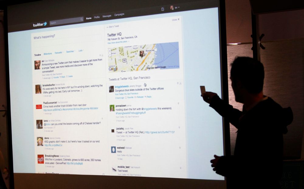 ANGREP: Mikrobloggen Twitter ble angrepet tirsdag. En norsk programmerer ved navn Magnus Holm hevder han sto bak, ifølge en blogg tilknyttet New York Times.