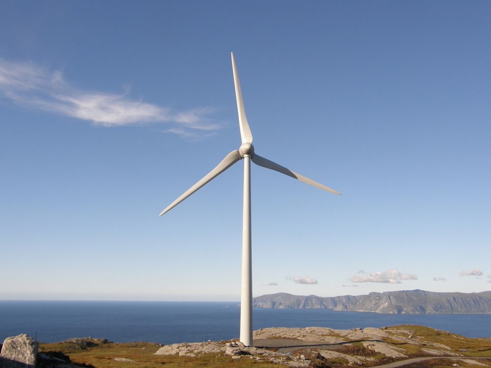 NY VINDPARK: Klokken 12 i dag åpner Mehuken II, den første nye vindparken i Norge på flere år.