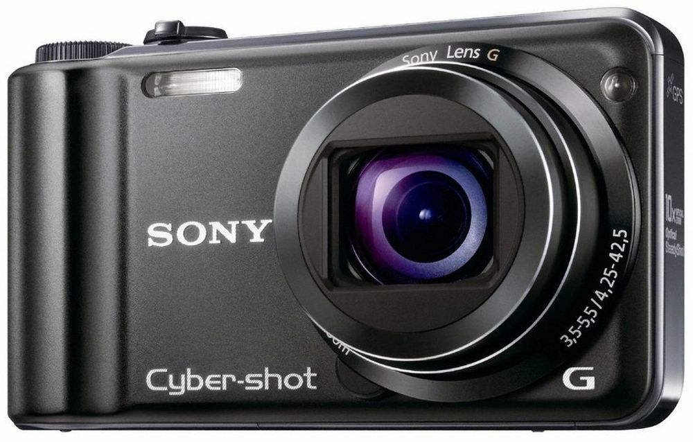 ÅRETS KOMPAKTKAMERA: Sony Cyber-Shot DSC-HX5V. "Hvis du ser etter et kompaktkamera som har kraftig zoom, men likevel får plass i lommen, bør Sony Cyber-shot DSC-HX5V toppe listen. Med sin 25¿250mm (35mm-ekv.) 10x zoom og egenskaper som GPS, kompass, Intelligent Sweep Panorama, lang batteritid, 10 bilder/sekund opptak og Full HD videoopptak er det ideelt å ha med seg både på reise og i hverdagen. Med Sonys Exmor R CMOS bildebrikke kan kameraet godt brukes i situasjoner med lite lys, og gir bilder med svært lite bildestøy."
