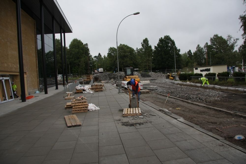 FRA LAMBERTSETERVEIEN: I tillegg til butikklokalene, vil det bli nesten 26000 kvadratmeter med parkeringsplasser.