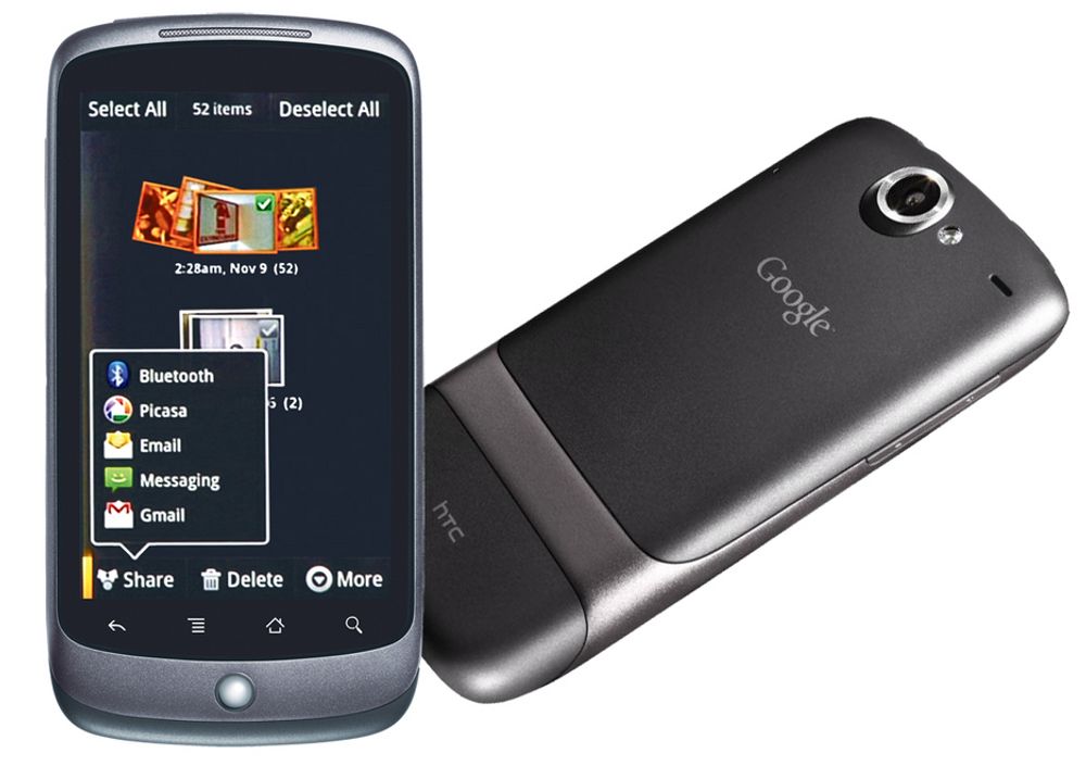 KONKURRENT: Google har som mål å danke ut iPhone når de nå kaster seg inn i mobilmarkedet med Nexus One.