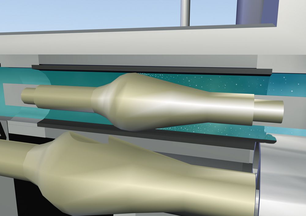 Kavitasjons torpedo, kalt C3T, er av OceanSavers unike komponenter. Vannhastigheten økes slik at det dannes mikrobobler som imploderer og splitter mikrober.