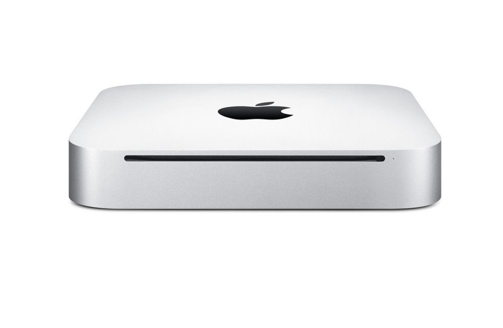 Nye Mac Mini har fått strømforsyningen integrert i kabinettet. Det gjør at den tar enda mindre plass.