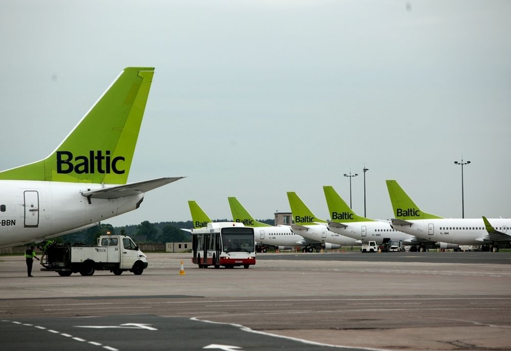 GRØNNE HALER: Hver morgen flyr Air Baltic-maskinene inn til Riga fra fem norske flyplasser. Om kort tid, kommer ytterligere minst én destinasjon på kartet. Kanskje Trondheim?