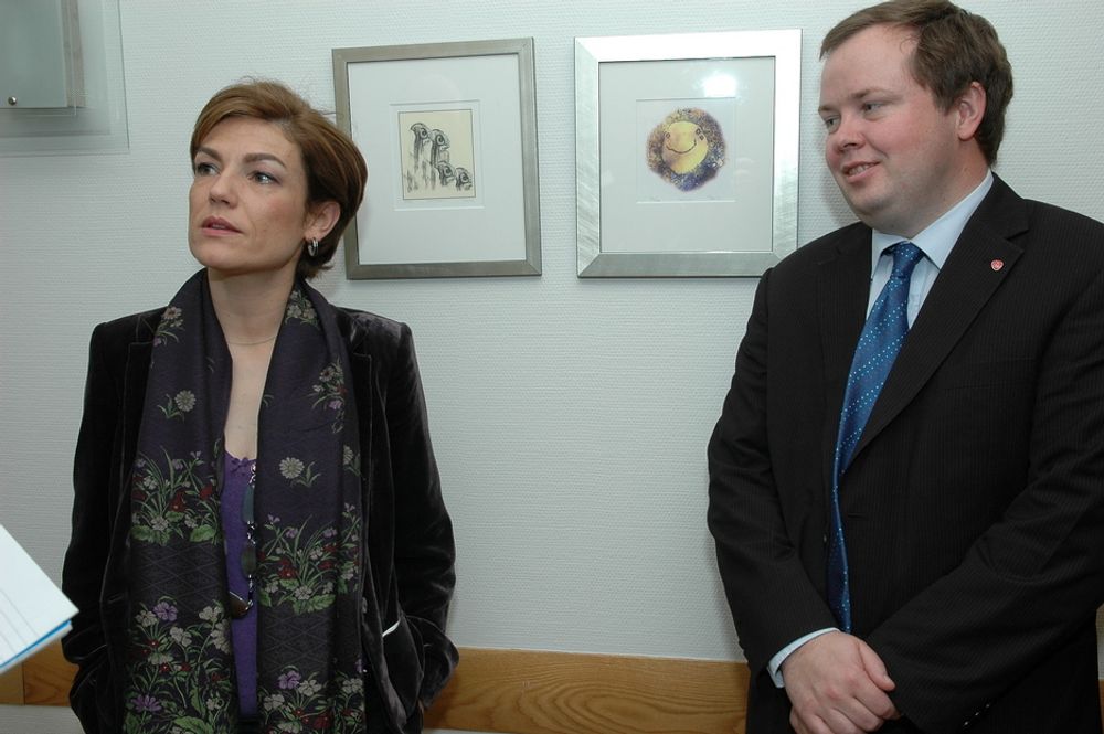 SAMARBEID: Både Chantal Jouanno og Robin Martin Kåss understreker behover for nært samarbeid om utvikling av fornybar energi fra havet.