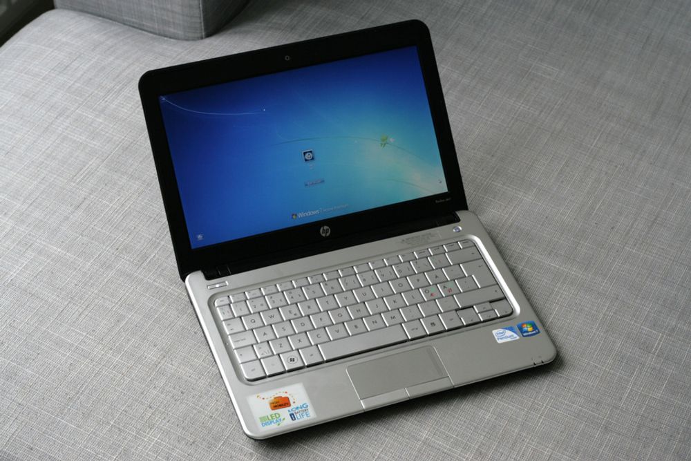 HP er fortsatt den største leverandøren av PC-er i verden. Her modellen Pavilion dm1, som vi var veldig fornøyde med i vår test.