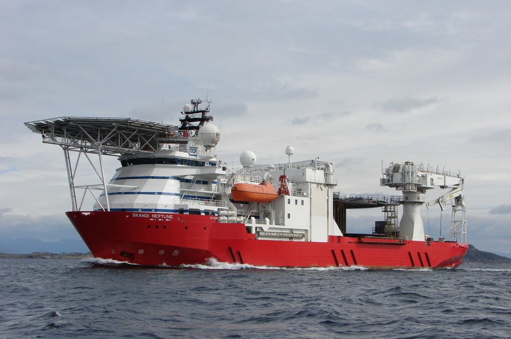 Skandi Neptune opereres av Subsea 7 og har vært i aksjon over ulykkesbrønnen i Mexico siden april.