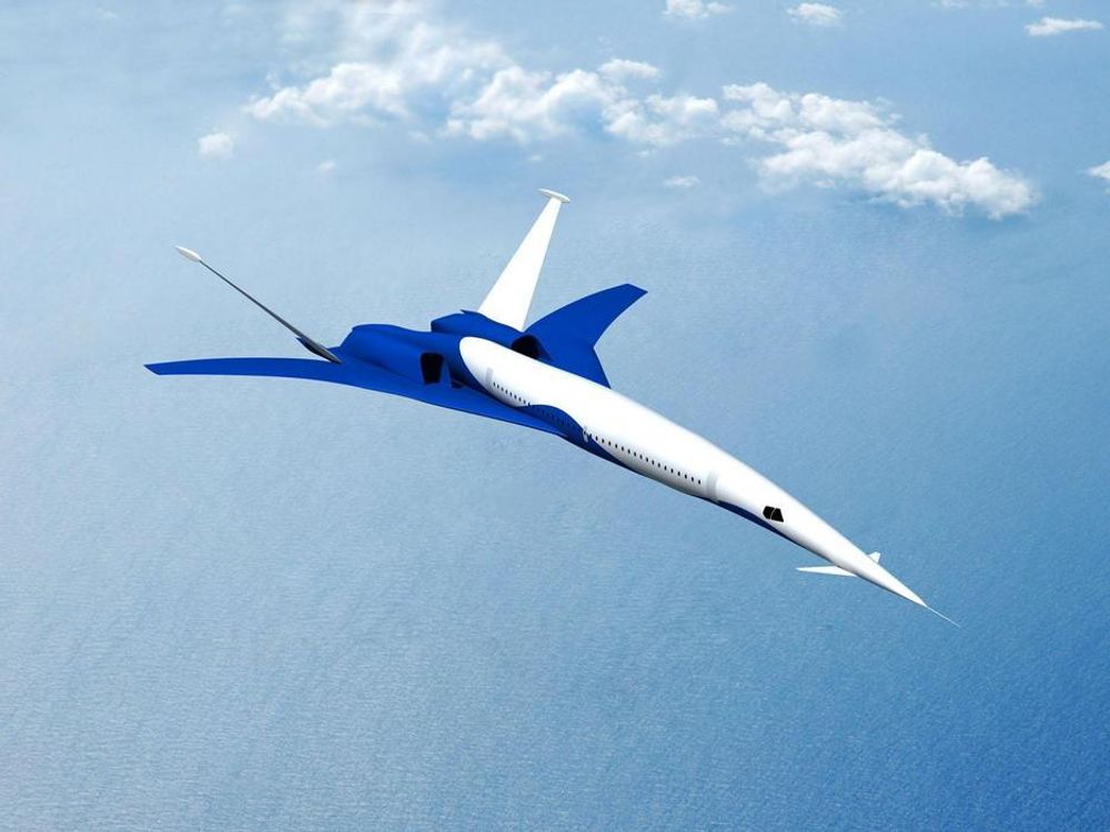 "Icon-II" er det nye designkonseptet for et supersonisk passasjerfly fra Boeing.