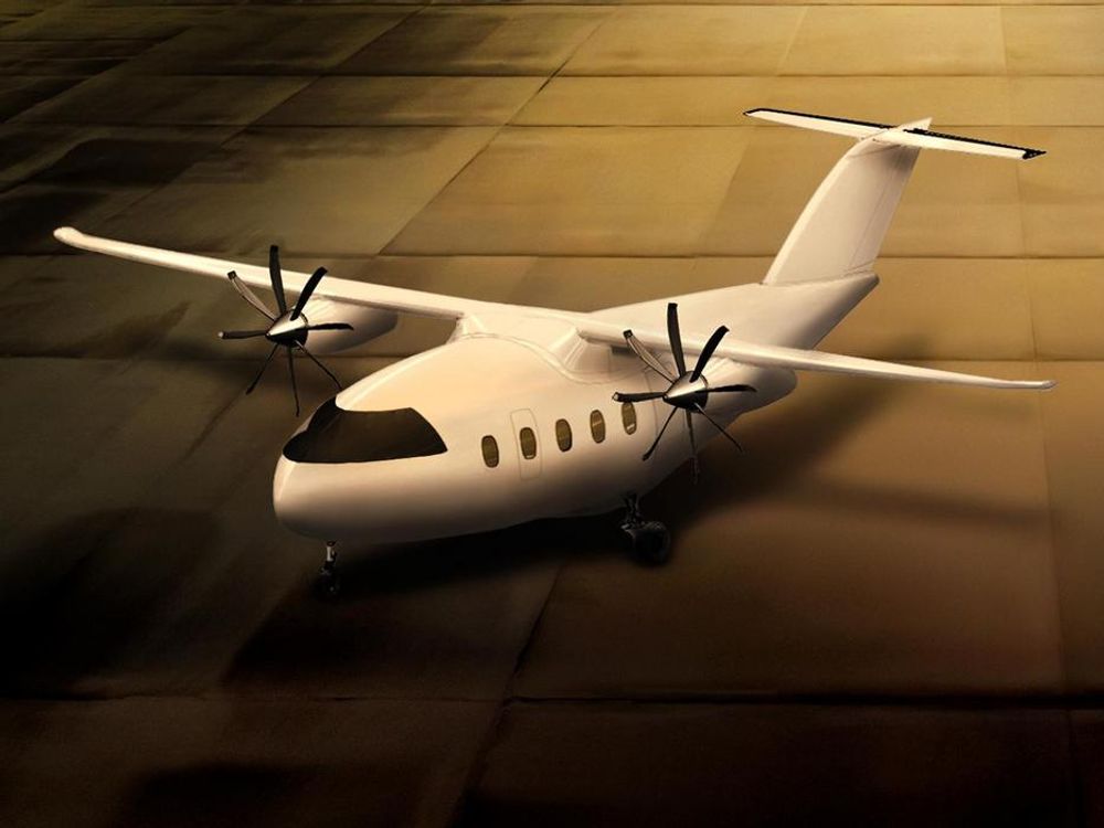 Designkonseptet fra GE Aviation er et 20-seters fly med ovalt skrog.