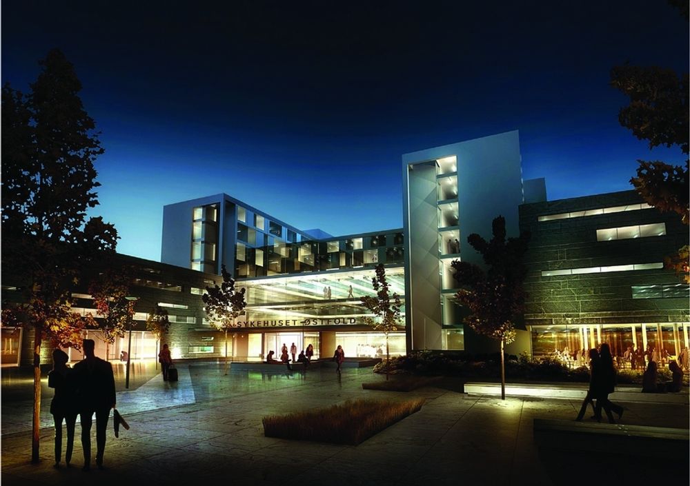 SAMARBEID: Nytt Østfoldsykehus inkluderer en rekke av både rådgivere og arkitektkontorer.