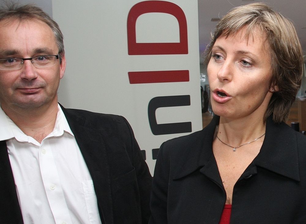 VOKSER: Seniorrådgiver Olav Skarsbø og prosjektleder Lise Nilsen hos Difi står sentralt i arbeidet med statens egen påloggingsløsning MinID, som har pådratt seg to millioner brukere.