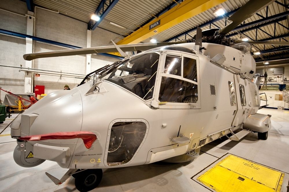 En NH90 industrimaskin, som eies og opereres av AugustaWestland, har siden november i fjor fløyet fra hovedbasen på Bardufoss.