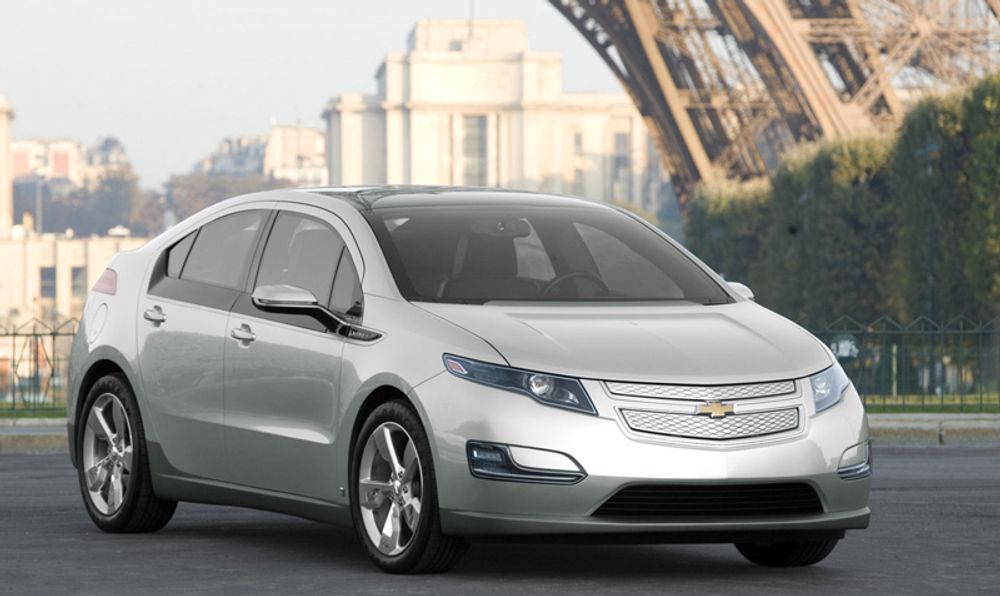 GM, her representert ved plug-in-hybriden Chevrolet Volt, kan selge sine fire opelfabrikker i Tyskland til SolarWorld.