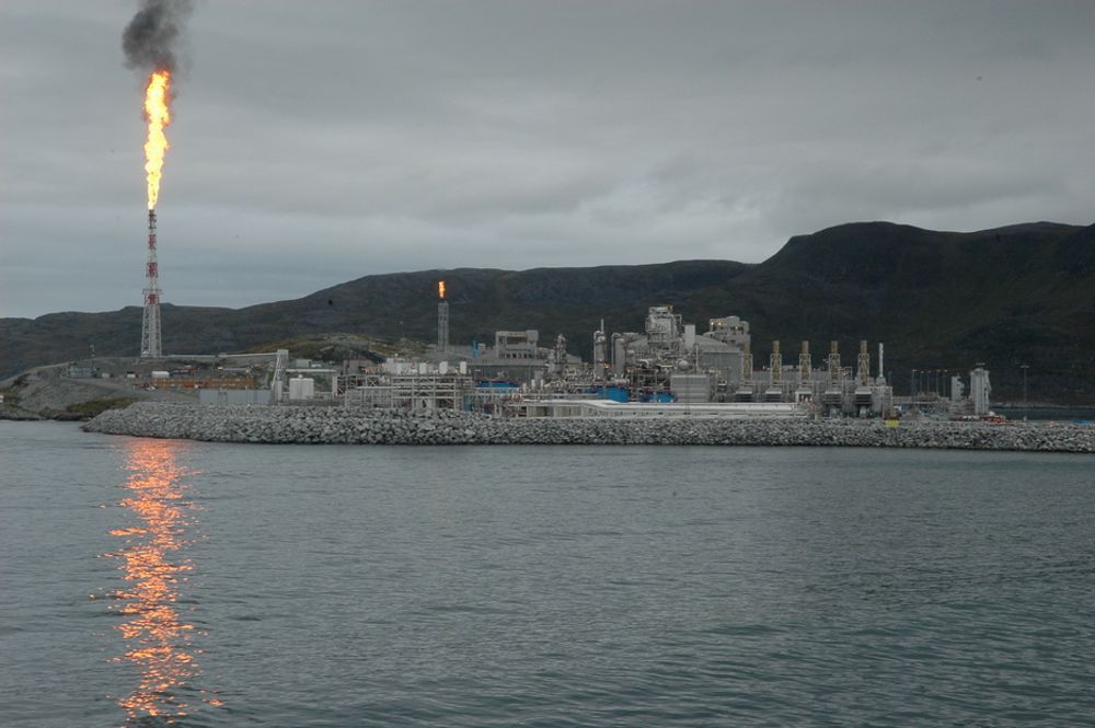SNØHVIT: Store CO2-utslipp i oppstarten gjorde at navnet ikke passet helt på anlegget for nedkjøling av gass i Hammerfest. Eierne frykter flere driftsproblemer hvis de må rense all CO2 fra anlegget, ifølge DN.