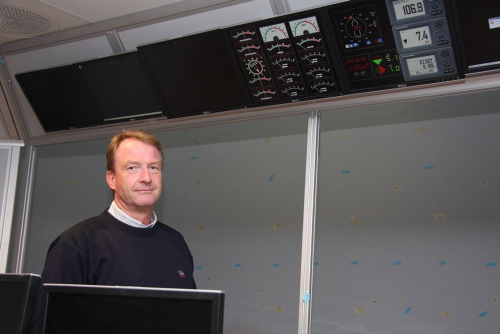 SIMULERT: Offshore Simulator Centre ble etablert i 2005. Per Huse er nå daglig leder.