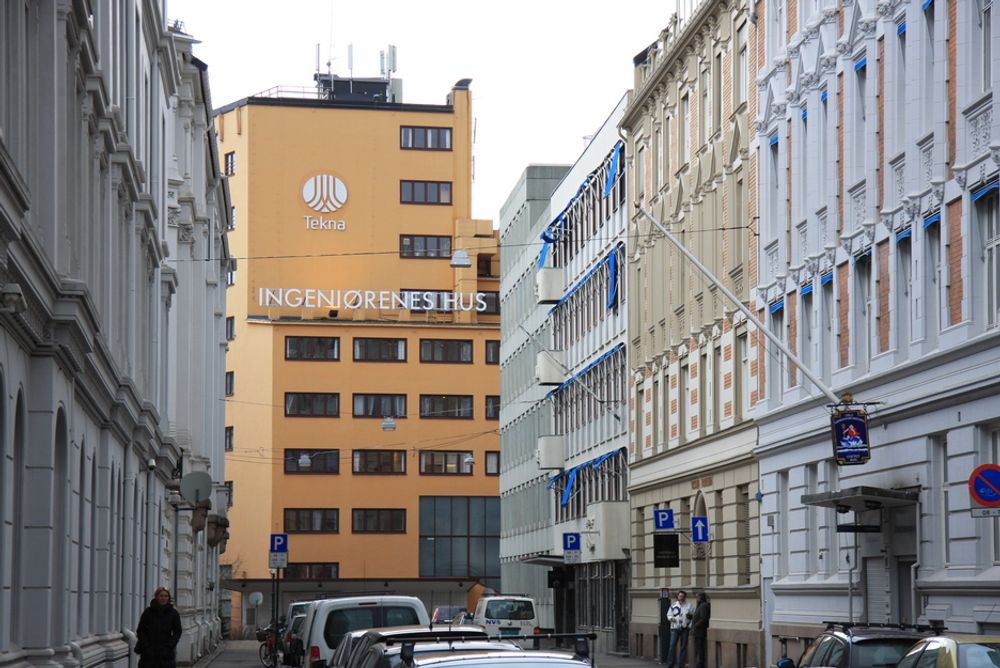 VIKA: Ingeniørenes Hus har UD som nabo til venstre. Eies av Teknas Oslo-avdeling.