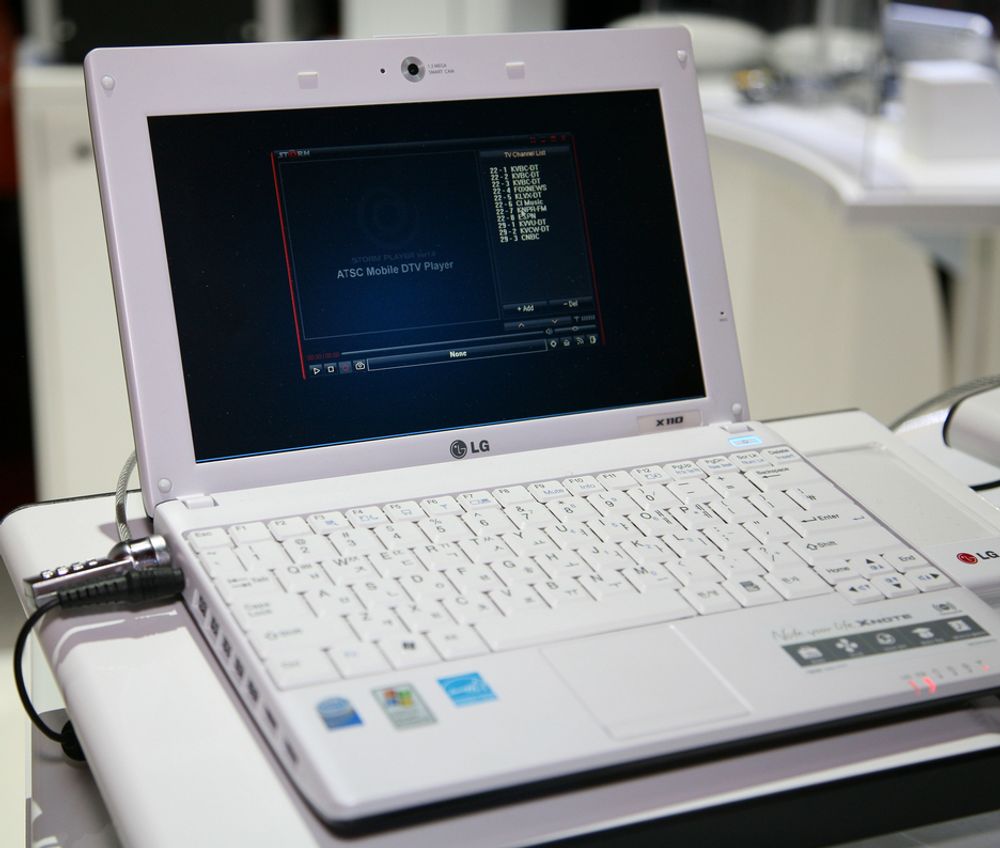 CES: LG XNote TX - en ultraportabel PC med 12,1 tommers skjerm.