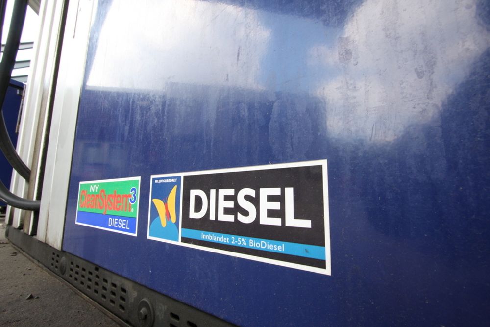 Dieselpumpe iblandet biodiesel