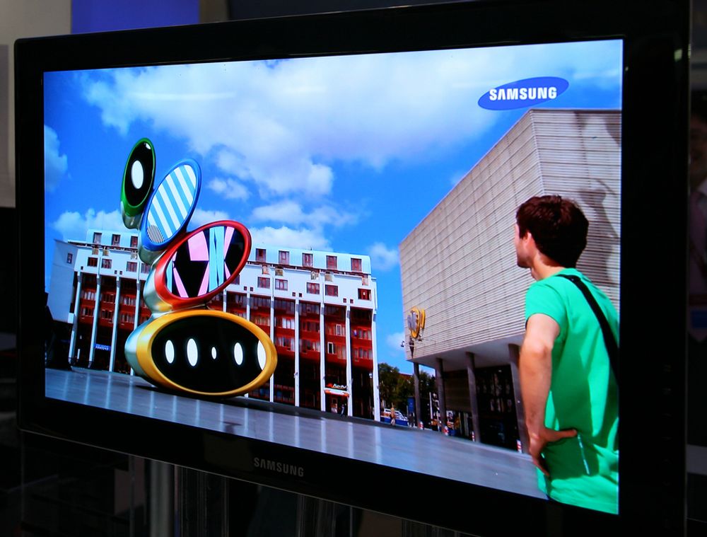 IFA: Samsung OLED-TV hadde imponerende kontrast, skarphet og fargegjengivelse.
