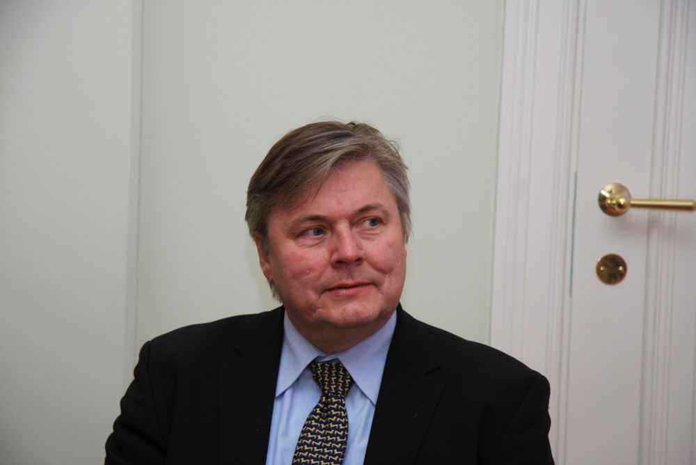 TØFFERE ÅR: Konsernsjef Henrik O. Madsen i Det Norske Veritas ser at 2009 blir et vanskeligere år enn 2008 på grunn av finanskrise.