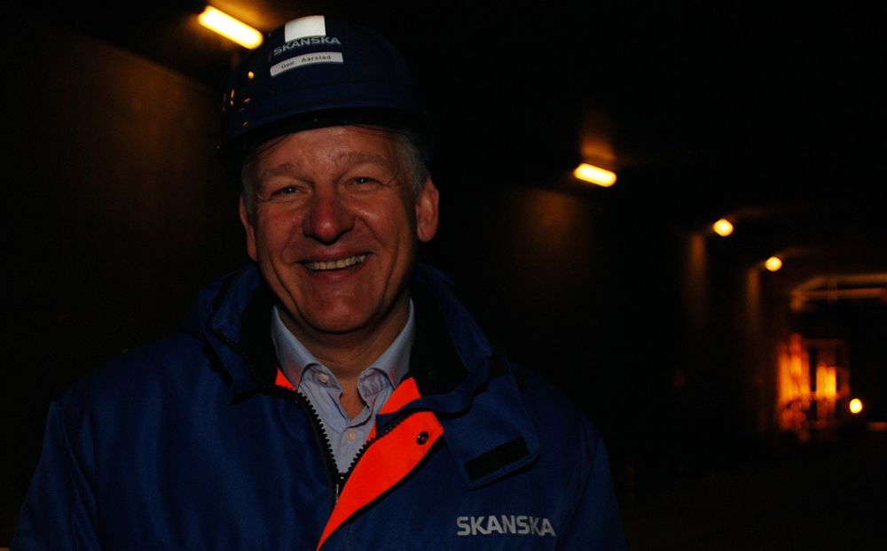 STOLT: Administrerende direktør Geir Magne Aarstad i Skanska Norge kaller senketunnelen et godt stykke ingeniørkunst.