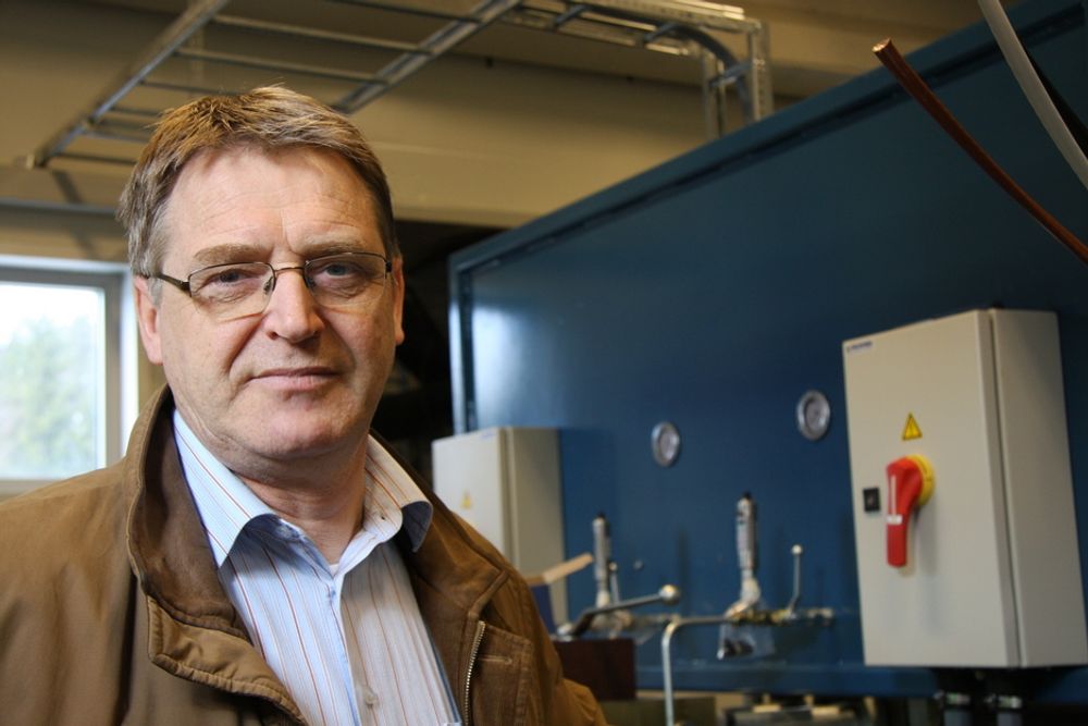 MER AUTOMATISERING: Hydranors administrerende direktør, Roar Kristensen har tro på mer produksjon per hode i ny fabrikk.
