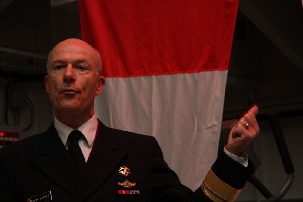 Haakon Bruun-Hansen, generalinspektør for Sjøforsvaret