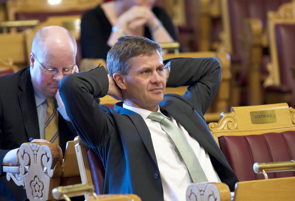 Miljøvernminister Erik Solheim orket rett og slett ikke svare da han ble spurt om biodieselavgiften i Stortinget fredag.