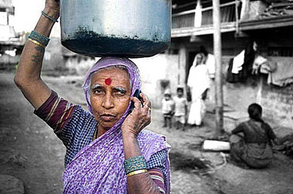 FOR ALLE: Uninor dekker halve Indias befolkning med sitt nye mobilnett.