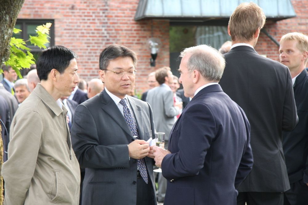 IKKE GJENSYN: Kinesiske delegater til Nor-Shipping i 2009 i Veritas-parken blir ikke å se i år.