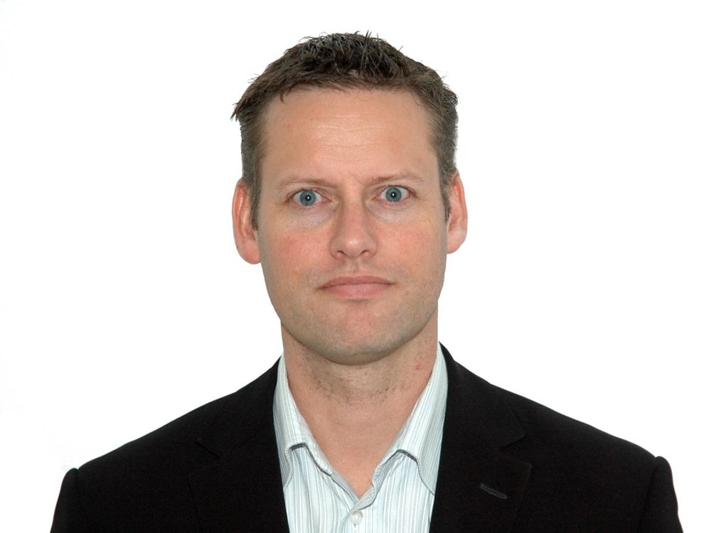 OPP: Geir Hansen rykker opp fra teknologidirektør til toppsjef hos Geodata.