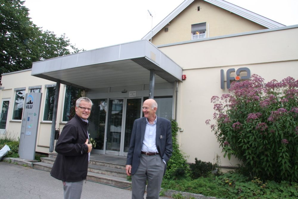 OPPSTART: Jørgen Lundberg og Dag Thomassen i IFE starer ventureselskap for å hjelpe IFE-gründere ut i næringslivet.