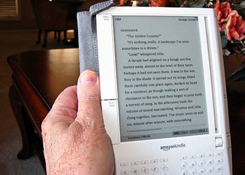 Amazons leseplate Kindle kommer til Norge.