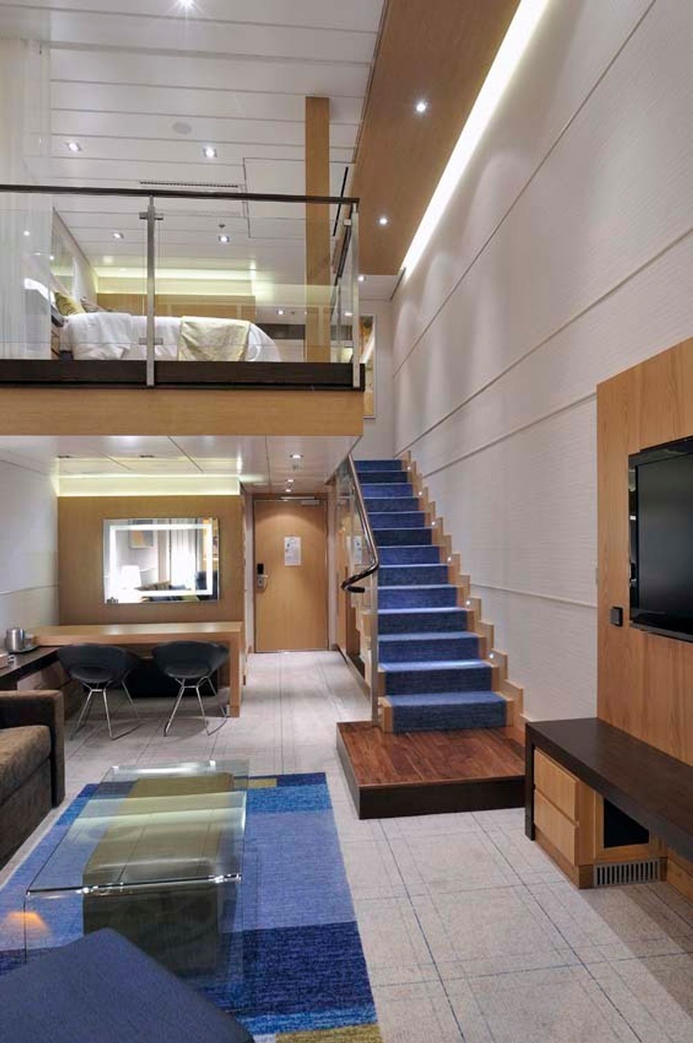 LOFT-SUITE: Oasis of the Seas har 28 suiter i to etasjer.