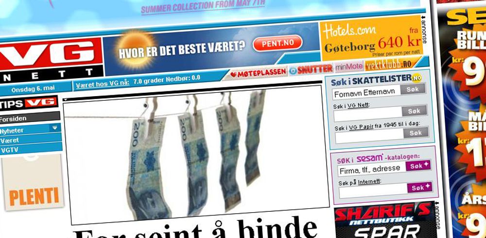 HACKET: Norges største nettsted ble offer for datakriminelle i går.